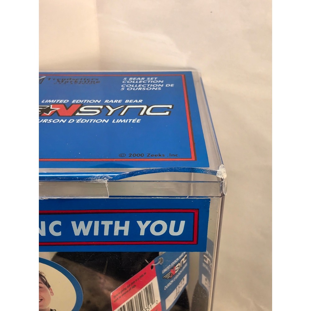 Vintage 2000 *NSYNC With You Limited Ed Rare Bear Lot Justin JC Joey Lance - Picture 6 of 16